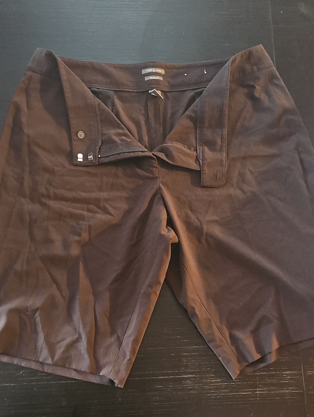 Apt. 9 Brown Bermuda Shorts - Tailored Casual